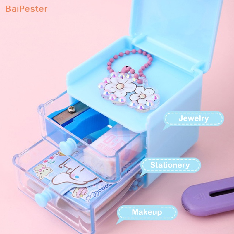 baipester-กล่องลิ้นชักเก็บของ-ลายการ์ตูน-sanrio-hello-kitty-cinnamoroll-my-melody-kuromi-น่ารัก-ขนาดเล็ก-สําหรับเก็บเครื่องประดับ