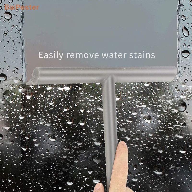 baipester-ที่ปาดน้ําฝนซิลิโคน-แบบยาว-อุปกรณ์เสริม-สําหรับทําความสะอาดกระจก-หน้าต่าง-ห้องน้ํา