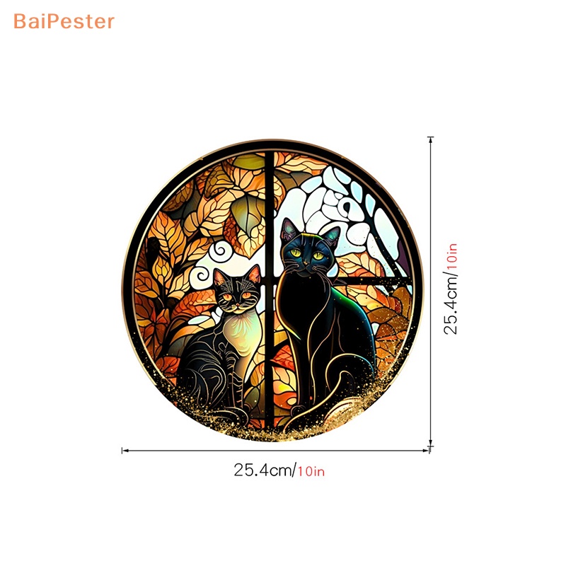 baipester-สติกเกอร์ฟิล์ม-pvc-ลายแมว-ปราสาทสยองขวัญ-1-ชิ้น-สําหรับตกแต่งบ้าน-กระจก-หน้าต่าง