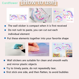 <Cardflower> สติกเกอร์ PVC ลายผีเสื้อ มีกาวในตัว สําหรับตกแต่งผนังบ้าน ห้องนั่งเล่น ห้องนอน ลดราคา 1 ชิ้น