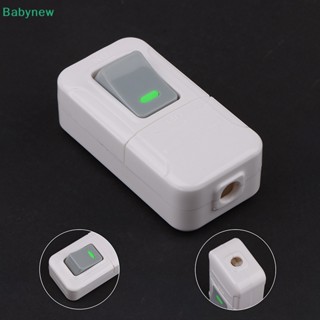 &lt;Babynew&gt; สวิตช์ปุ่มกดเปิด ปิด ไฟ Led 6A 250V สีขาว สําหรับห้องโดยสาร ข้างเตียง