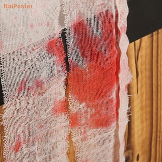 [BaiPester] ผ้าโปร่งสีเลือด สําหรับตกแต่งบ้าน ฮาโลวีน โต๊ะ หน้าต่าง ประตู