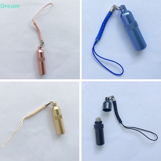 <Dream> ปากกาทัชสกรีน สไตลัส แท็บเล็ต แบบแคปซูลโลหะ ขนาดเล็ก พร้อมปลั๊กกันฝุ่น ปากกาโทรศัพท์มือถือ ลดราคา