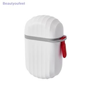 [Beautyoufeel] จานสบู่ พร้อมช่องระบายน้ํา แบบพกพา อุปกรณ์เสริม สําหรับเดินทาง บ้าน