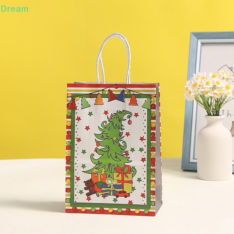 lt-dream-gt-ถุงกระดาษคราฟท์-สําหรับใส่ขนม-ลูกอม-เหมาะกับเทศกาลคริสต์มาส-ลดราคา