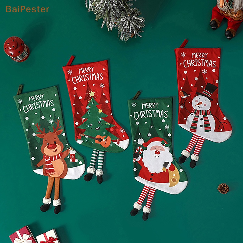 baipester-ถุงเท้าซานต้า-ความจุขนาดใหญ่-สําหรับแขวนตกแต่งต้นคริสต์มาส-ปีใหม่-2023