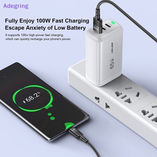 [Adegring] สายชาร์จ USB Type C 100W ชาร์จเร็ว สําหรับ Huawei P50 P40 P30 Pro Xiaomi Realme POCO 7A USB C