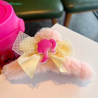 &lt;Cardflower&gt; กิ๊บติดผม รูปตุ๊กตาปลาฉลาม ประดับโบว์ กันลื่น ขนาดใหญ่ เหมาะกับของขวัญ แฟชั่นฤดูใบไม้ร่วง สําหรับตุ๊กตาบาร์บี้