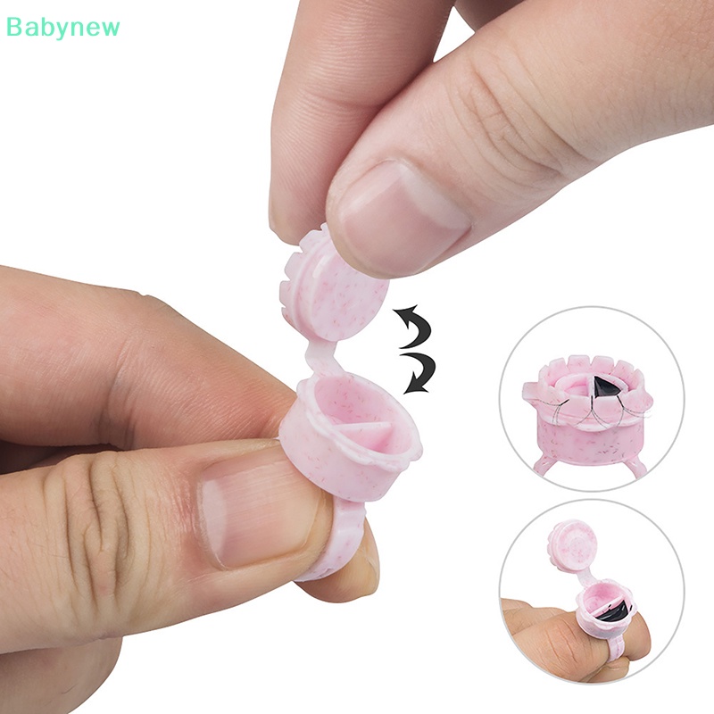 lt-babynew-gt-ที่วางหมึกสักคิ้ว-ปาก-สีชมพู-50-ชิ้น