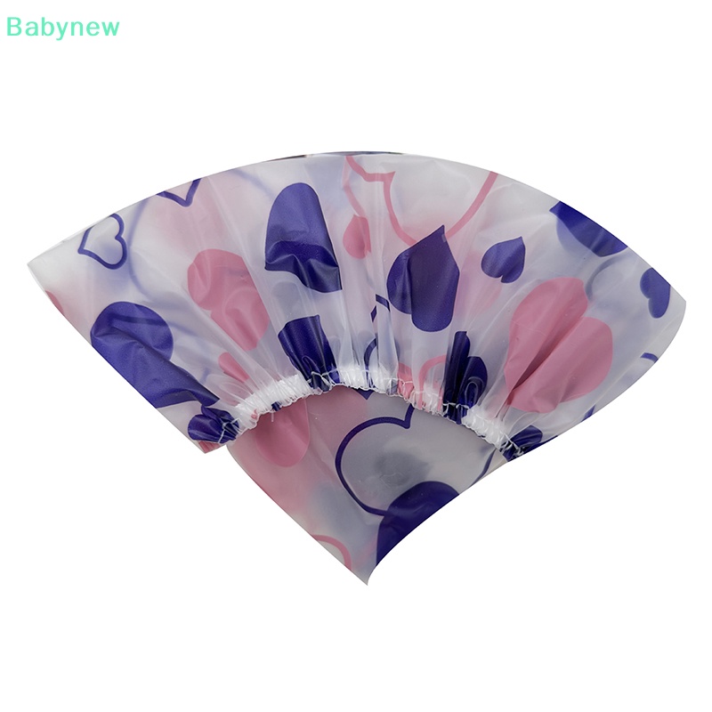 lt-babynew-gt-หมวกอาบน้ํา-แบบหนา-ลายจุด-กันน้ํามัน-อุปกรณ์เสริม-สําหรับห้องน้ํา-สปา-ลดราคา