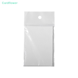 &lt;Cardflower&gt; ถาดกระดาษใส แบบใช้แล้วทิ้ง สําหรับใส่สีทาเล็บ 50 แผ่น