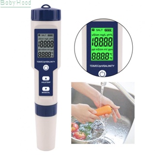 5 in 1 มิเตอร์ ดิจิทัล สําหรับ Total DS/EC/Salinity/Temp/PH ถังทดสอบน้ํา มหาสมุทร