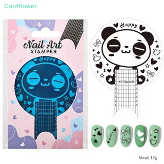 <Cardflower> แผ่นแม่แบบ ลายดอกไม้ ผีเสื้อ เกล็ดหิมะ สําหรับปั๊มตกแต่งเล็บ ลดราคา