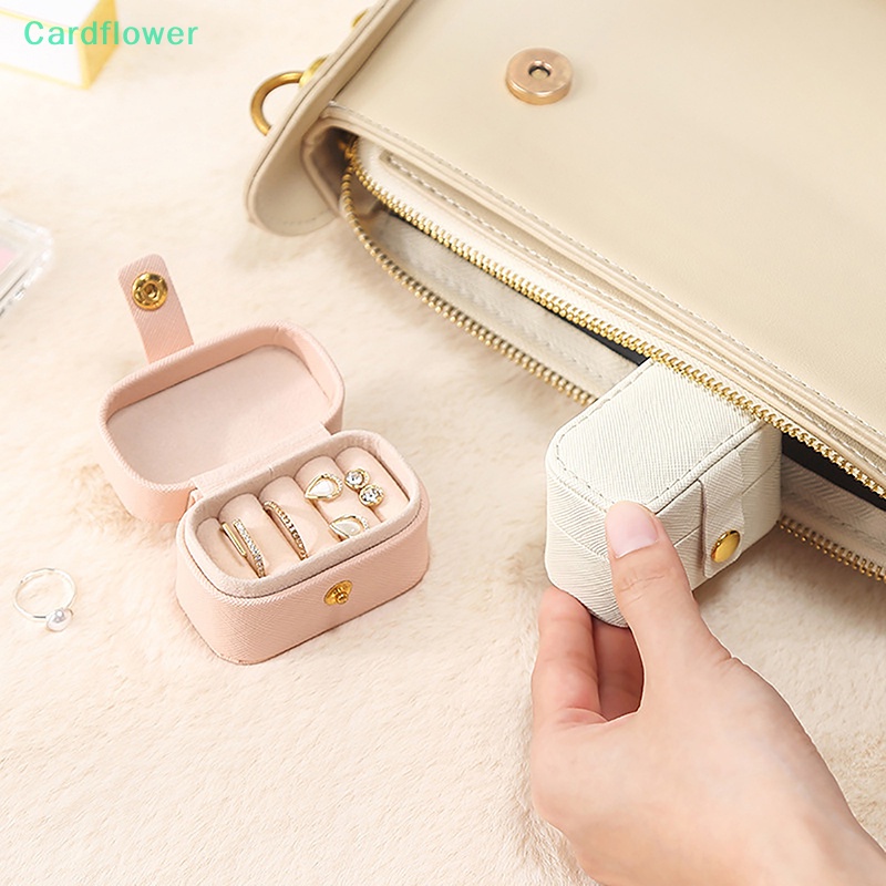 lt-cardflower-gt-กล่องเก็บเครื่องประดับหนัง-แบบพกพา-สําหรับเดินทาง-ลดราคา