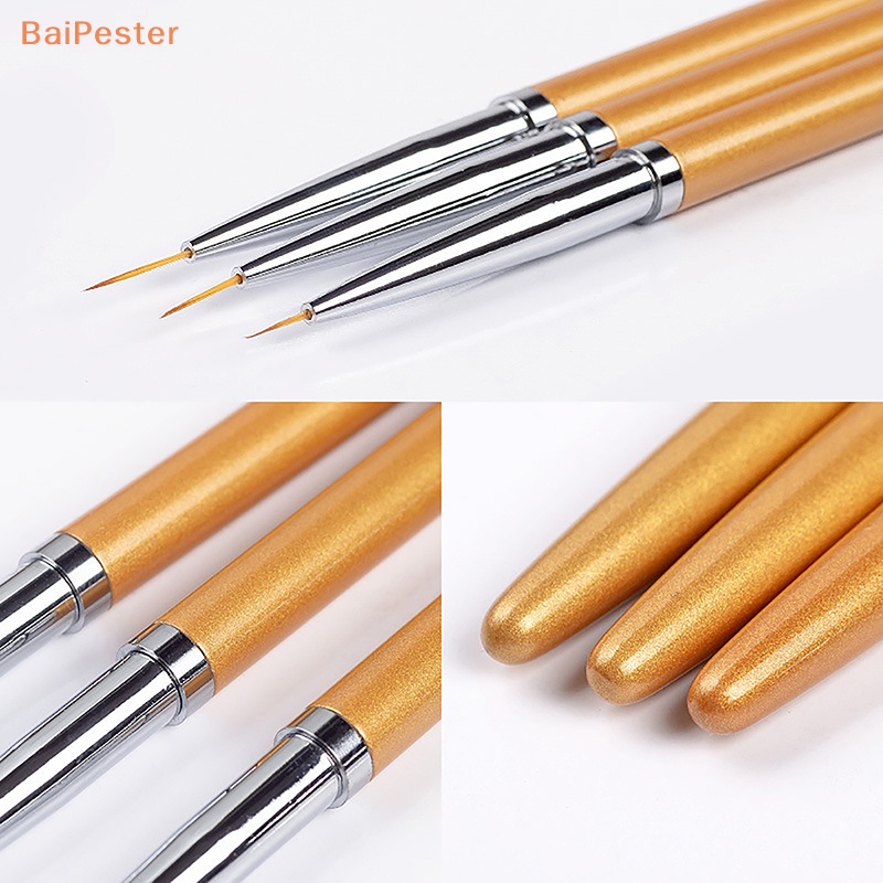 baipester-ชุดแปรงปากกาเจล-3d-ลายทางฝรั่งเศส-สําหรับตกแต่งเล็บ-3-ชิ้น