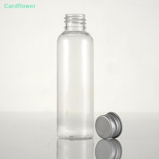 &lt;Cardflower&gt; ขวดโหลพลาสติกใส พร้อมฝาสกรูอลูมิเนียม ขนาดเล็ก สําหรับใส่เครื่องสําอาง เหมาะกับการพกพาเดินทาง ลดราคา