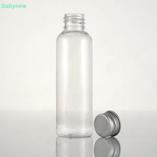 &lt;Babynew&gt; ขวดโหลพลาสติกใส พร้อมฝาสกรูอลูมิเนียม ขนาดเล็ก สําหรับใส่เครื่องสําอาง เหมาะกับการพกพาเดินทาง ลดราคา