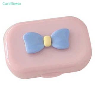 <Cardflower> กล่องคอนแทคเลนส์ ทรงสี่เหลี่ยมผืนผ้า แบบพกพา ลดราคา