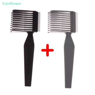&lt;Cardflower&gt; หวีตัดผม ไล่โทนสี แบบมืออาชีพ สําหรับผู้ชาย
