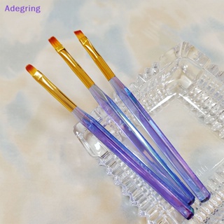 [Adegring] ปากกาเพ้นท์เล็บอะคริลิค ลายดอกไม้ 3D สําหรับตกแต่งเล็บเจล UV 3 ชิ้น ต่อชุด