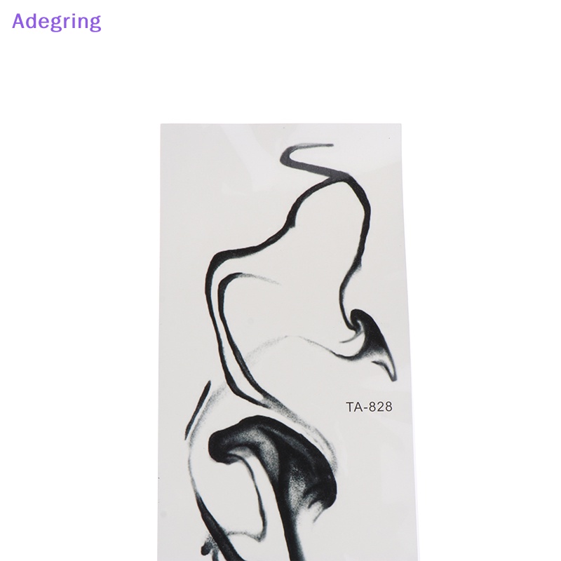 adegring-สติกเกอร์รอยสักชั่วคราว-กันน้ํา-สีดํา-ออกแบบนามธรรมจีน-หมึกปลอม-รอยสักแฟลช-ศิลปะบนเรือนร่าง-สําหรับผู้หญิง-ผู้ชาย