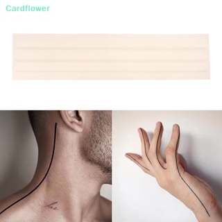 &lt;Cardflower&gt; สติกเกอร์รอยสักชั่วคราว กันน้ํา สีดํา แบบเรียบง่าย แฟชั่นสําหรับผู้ชาย และผู้หญิง