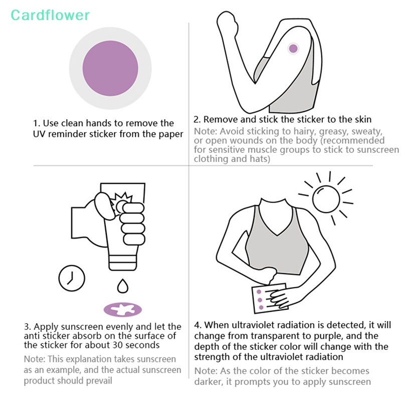 lt-cardflower-gt-แผ่นสติกเกอร์-uv-ป้องกันรังสียูวี-12-ชิ้น
