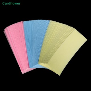 &lt;Cardflower&gt; ม้วนกระดาษแว็กซ์กําจัดขน คุณภาพสูง 100 ชิ้น