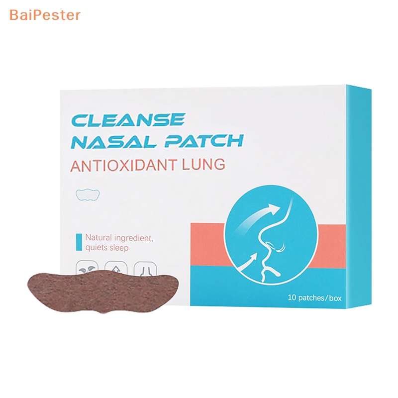 baipester-แผ่นแปะจมูก-บรรเทาอาการคัดจมูก-ไม่สบาย-คอแห้ง-คัน-ระบายอากาศ-และดูแลร่างกาย