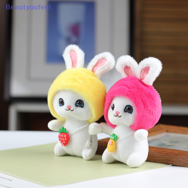 beautyoufeel-พวงกุญแจ-จี้ตุ๊กตาการ์ตูนผลไม้-กระต่ายน่ารัก-15-ซม