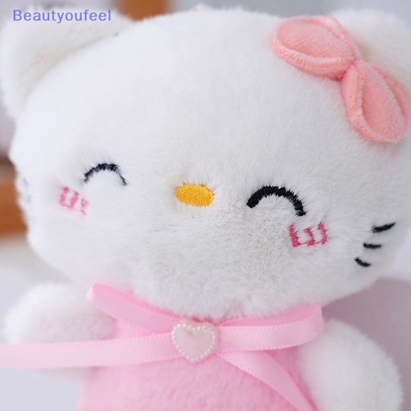 sanrio-beautyoufeel-พวงกุญแจ-จี้ตุ๊กตา-hello-kitty-ประดับโบว์น่ารัก-ขนาด-13-ซม-ของขวัญวันเกิด-สําหรับเด็ก