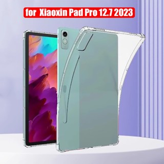 เคส TPU นิ่ม ปิดด้านหลัง กันกระแทก สําหรับ Lenovo Xiaoxin Pad Pro 2023 12.7 นิ้ว P12 12.7 Legion Y700 2nd 8.8 P11 Plus Pro M10 Plus M10 3rd 10.6 Pro 11.2 11.5