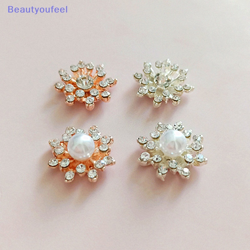 beautyoufeel-ไข่มุก-เพชรเต็ม-ดอกไม้-โลหะผสม-อุปกรณ์เครื่องประดับผม-แฮนด์เมด-diy