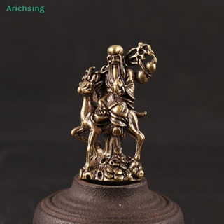 &lt;Arichsing&gt; ฟิกเกอร์รูปปั้นพระพุทธรูปทองแดงบริสุทธิ์ รูปกวาง สไตล์จีนโบราณ สําหรับตกแต่งบ้าน