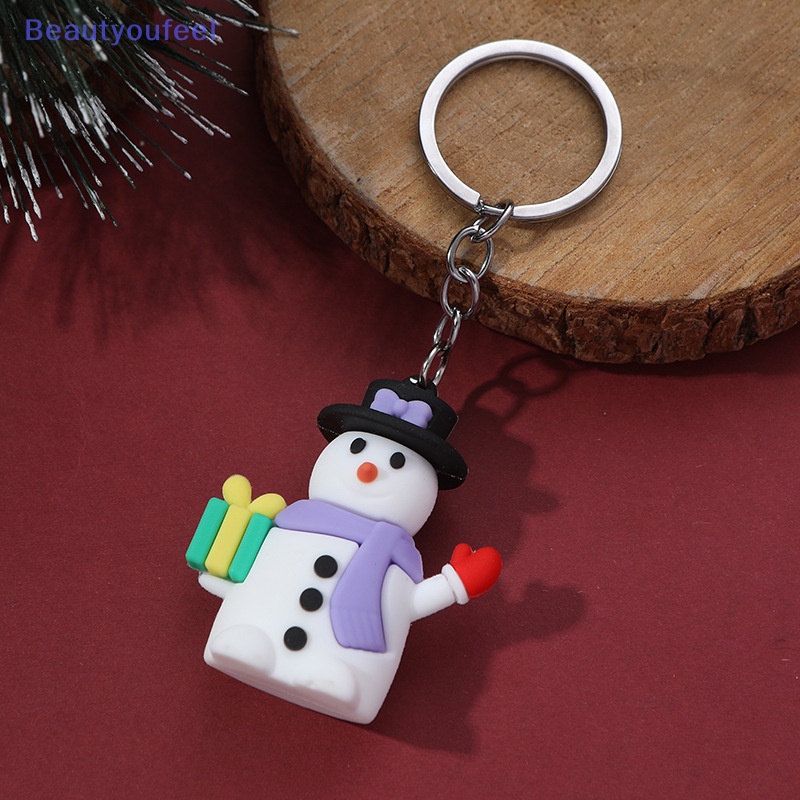 beautyoufeel-พวงกุญแจ-จี้ตุ๊กตาซานตาคลอส-ต้นคริสต์มาส-น่ารัก-สําหรับห้อยกระเป๋าเป้-ของขวัญเพื่อน