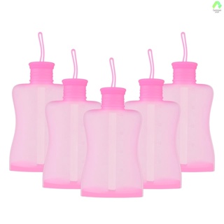 [มาใหม่] ถุงเก็บน้ํานมแม่ ซิลิโคน ไร้ BPA กันรั่วซึม สีชมพู ความจุ 250 มล. 8.5 ออนซ์ ใช้ซ้ําได้ สําหรับให้นมบุตร 5 ชิ้น [27]
