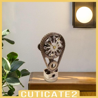 [Cuticate2] นาฬิกาเกียร์หมุนได้ สําหรับตกแต่งบ้าน ห้องนั่งเล่น
