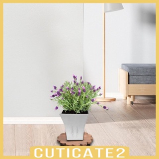 [Cuticate2] ฐานลูกกลิ้งไม้ ขยับได้ ทนทาน สําหรับกระถางต้นไม้ สวน