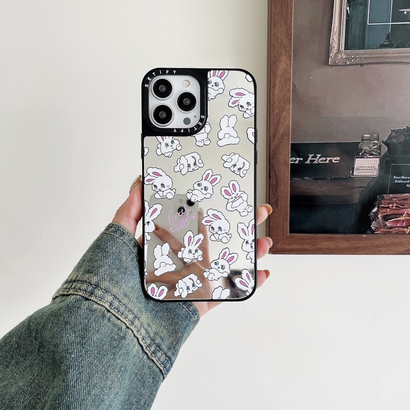 casetify-เคสโทรศัพท์มือถือ-ซิลิโคนนิ่ม-กันกระแทก-ลายกระต่ายน่ารัก-พร้อมกระจก-สําหรับ-เคสไอโฟน-iphone-11-12-13-14-pro-max-13-mini-x-xr-xs-max-14plus-15-pro-max-case