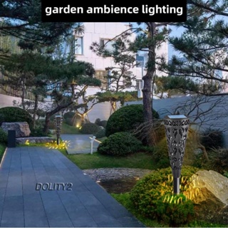 [Dolity2] โคมไฟพลังงานแสงอาทิตย์ สไตล์โมเดิร์น สําหรับตกแต่งทางเดิน สวน ทางเดิน ฮาโลวีน
