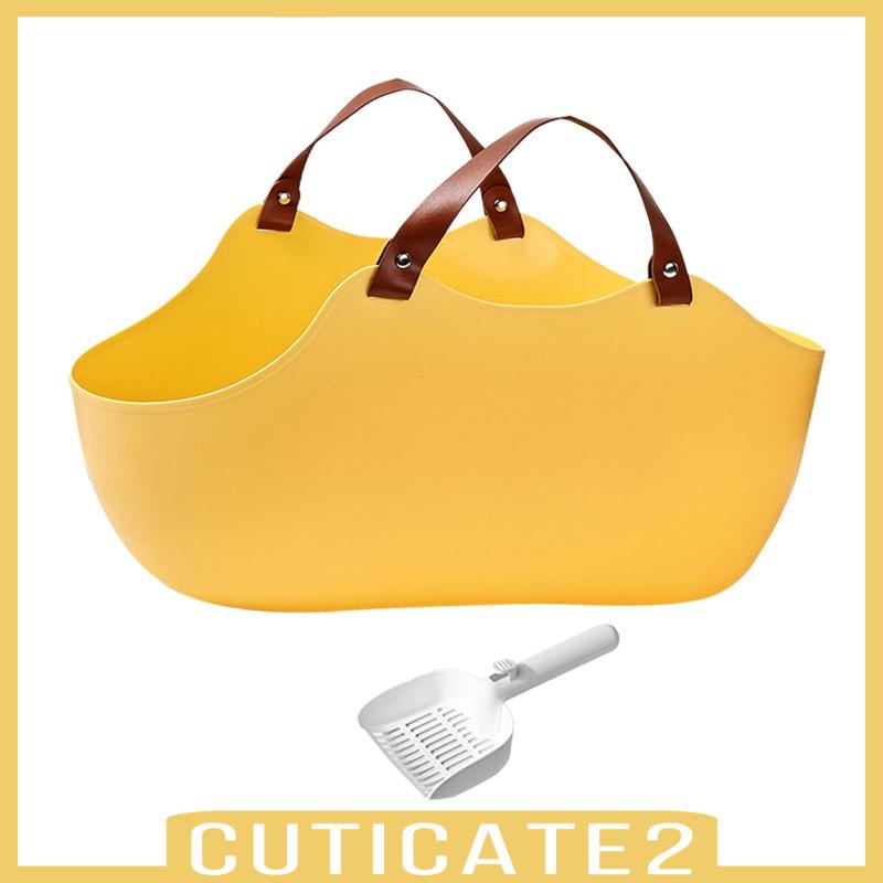 cuticate2-กระบะทรายแมว-แบบเปิด-ป้องกันการกระเด็น-สําหรับห้องน้ําแมว