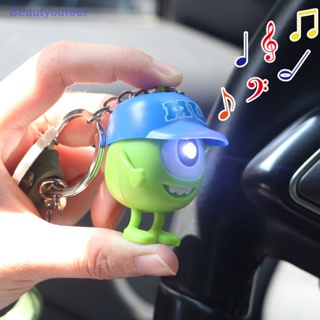 [Beautyoufeel] พวงกุญแจ จี้ฟิกเกอร์อนิเมะ Toy Story Mr.Q Kawaii เรืองแสง สามตา สําหรับห้อยกระเป๋า