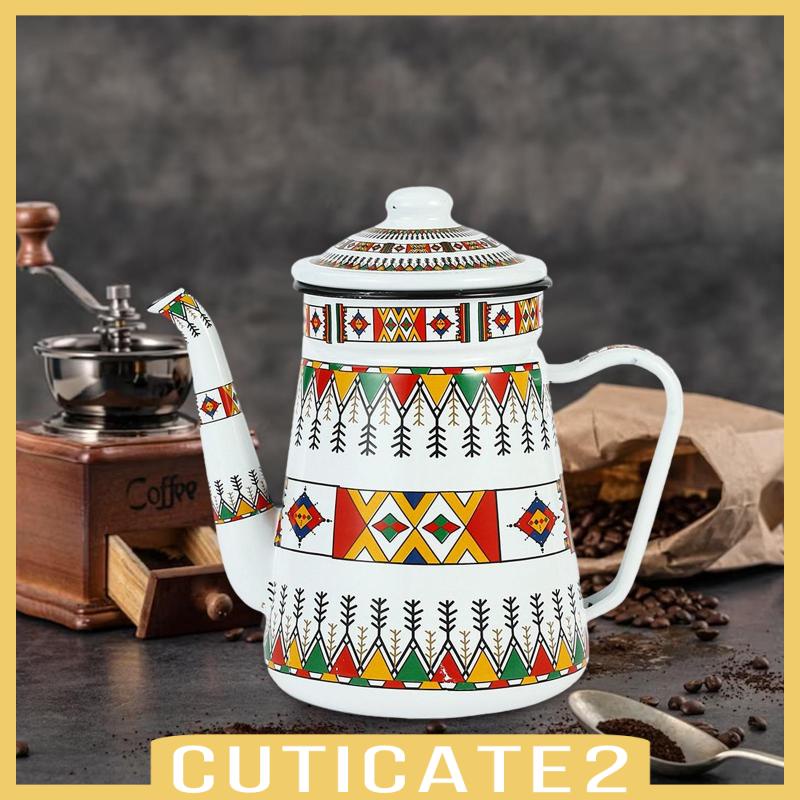 cuticate2-หม้อต้มน้ําร้อน-กาแฟ-แบบเคลือบ-ลายดอกไม้-พร้อมที่จับ-สําหรับห้องครัว-ร้านอาหาร