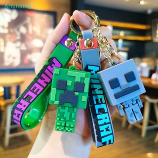 &lt;Arichsing&gt; พวงกุญแจ จี้ตุ๊กตาฟิกเกอร์ My World Steve Minecraft สไตล์คลาสสิก ของขวัญวันเกิด สําหรับเด็ก ลดราคา