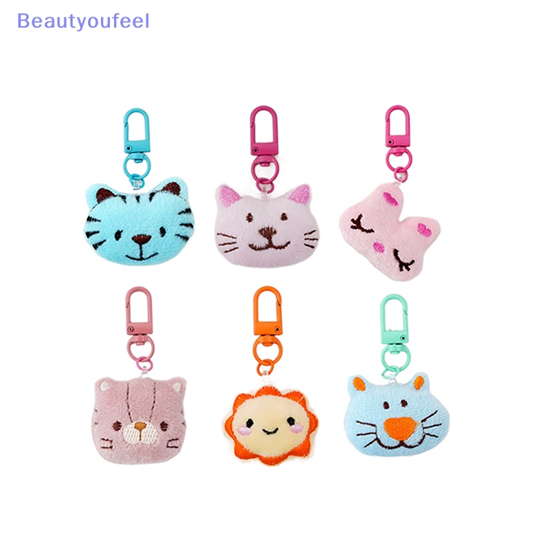 beautyoufeel-พวงกุญแจ-จี้ตุ๊กตาแมวน่ารัก-กระต่ายน่ารัก-สําหรับผู้หญิง
