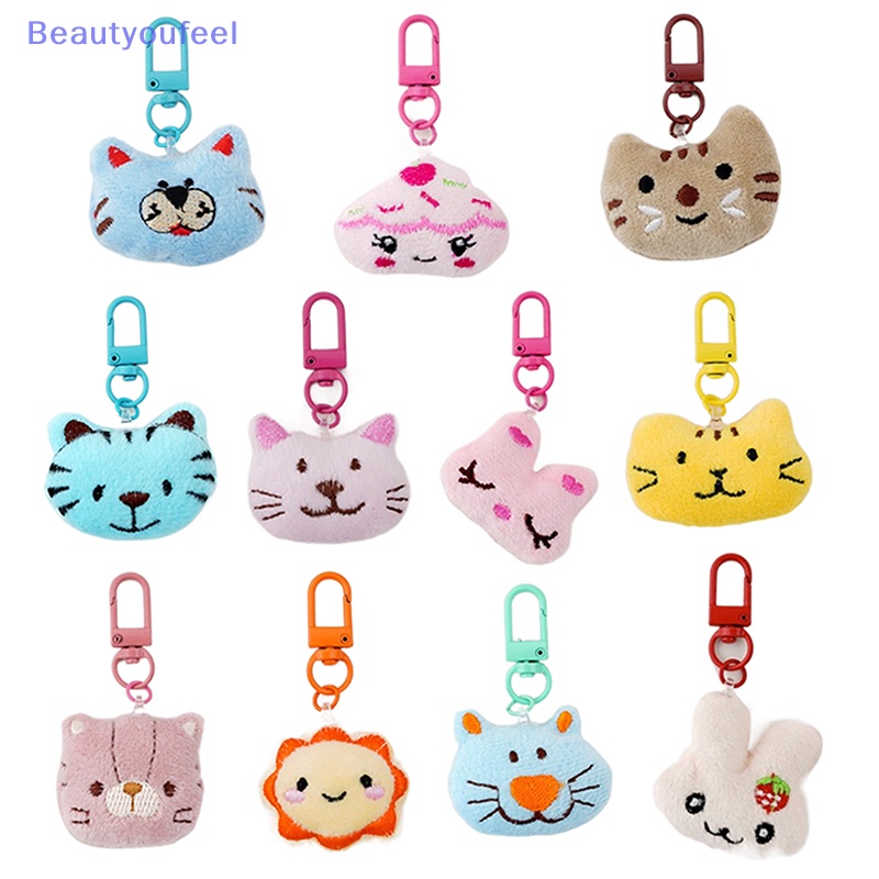 beautyoufeel-พวงกุญแจ-จี้ตุ๊กตาแมวน่ารัก-กระต่ายน่ารัก-สําหรับผู้หญิง