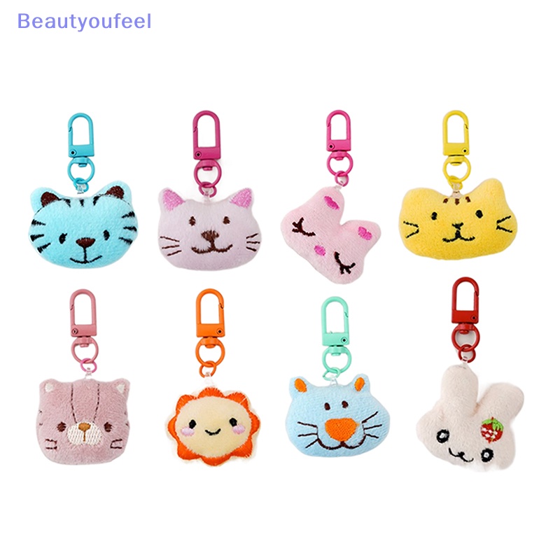 beautyoufeel-พวงกุญแจ-จี้ตุ๊กตาแมวน่ารัก-กระต่ายน่ารัก-สําหรับผู้หญิง