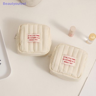 [Beautyoufeel] กระเป๋าเครื่องสําอาง ขนาดเล็ก เหมาะกับการเดินทาง สําหรับผู้หญิง