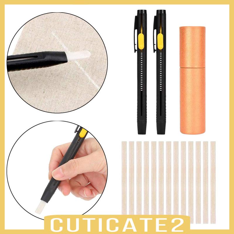 cuticate2-ชอล์กปากกามาร์กเกอร์-พร้อมไส้เติม-สําหรับเย็บผ้า-งานหนัง-งานหัตถกรรม