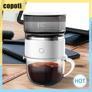 Copoti เครื่องบดกาแฟ เอสเปรสโซ่ สเตนเลส แบบใช้มือกด สําหรับบ้าน